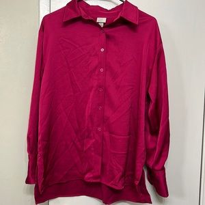 Hot Pink Button Up💖